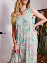 Load image into Gallery viewer, VINTAGE MERMAID PRINT EASY DRESS
