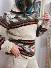 Load image into Gallery viewer, VINTAGE HAND KNIT ECUADORIAN SWEATER
