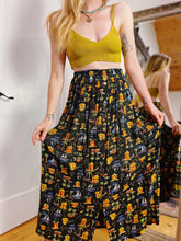 Load image into Gallery viewer, VINTAGE TROPICAL PRINT MIDI
