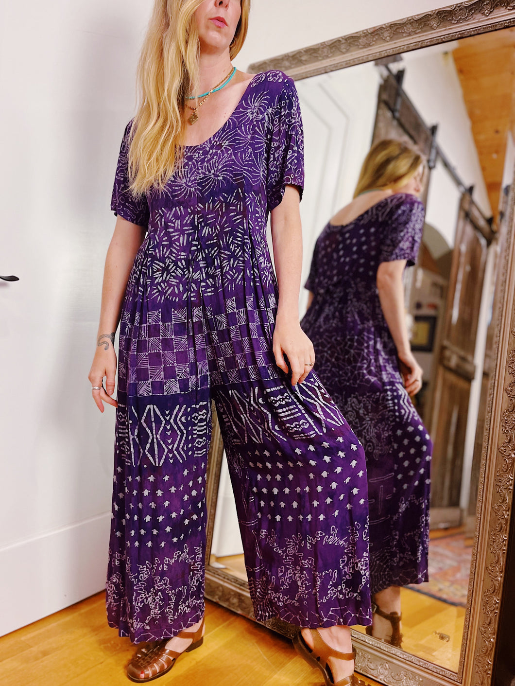 VINTAGE BATIK JUMPSUIT