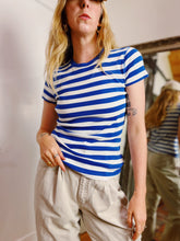 Load image into Gallery viewer, MODERN COTTON STRIPED TEE
